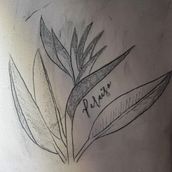 Mi proyecto del curso: Tatuaje botánico con puntillismo. Traditional illustration, Tattoo Design, and Botanical Illustration project by anitadcgarcia - 07.03.2022