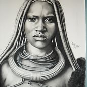 Il mio progetto del corso: Ritratto realistico al carboncino. Un proyecto de Ilustración tradicional, Bellas Artes, Dibujo, Dibujo de Retrato y Dibujo realista de Antonella - 24.10.2022