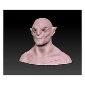 Mi proyecto del curso: Modelado de personajes en 3D. Een project van 3D, Ontwerp van personages,  3D-modellering, 3D-karakterontwerp y  3D-ontwerp van fcosarria1967 - 03.07.2022