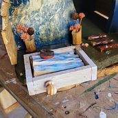 Meu projeto do curso: Autômatos de madeira: dê vida a esculturas com movimento. Projekt z dziedziny Projektowanie postaci, Rzeźba, Projektowanie zabawek, To, art i Obróbka drewna użytkownika Fran - 03.07.2022