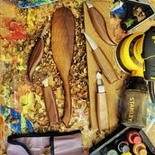 Meu projeto do curso: Confecção de colheres em madeira. Projekt z dziedziny Craft, Projektowanie produktowe, DIY i Obróbka drewna użytkownika Fran - 03.07.2022