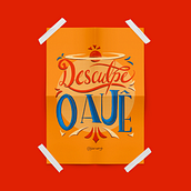 Desculpe o Auê: Projeto do Curso Introdução ao lettering autoral. Lettering, Digital Lettering, H, and Lettering project by Fabrício Rangel - 06.29.2022