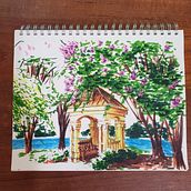 My project for course: Expressive Architectural Sketching with Colored Markers. Sketching, Drawing, Architectural Illustration, Sketchbook & Ink Illustration project by addisonheard - 07.03.2022
