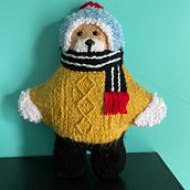 Mi proyecto del curso: Diseño y bordado de muñecos con aguja mágica. Embroider, Decoration, Art To, s, Punch Needle, and Textile Design project by Lizbeth Corona - 07.04.2022