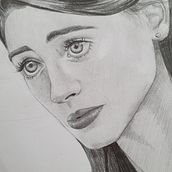 Meu projeto do curso: Caderno de retratos: explore o rosto humano. Sketching, Drawing, Portrait Drawing, Artistic Drawing, and Sketchbook project by Aline Brusiquesi Silva - 07.02.2022