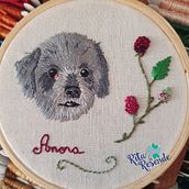 Meu projeto do curso: Acessórios bordados: miniaturas de animais com needle painting. Un projet de Broderie de Rita Resende - 04.07.2022