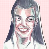 Mi proyecto del curso: Retrato artístico en acuarela. Fine Arts, Painting, Watercolor Painting, and Portrait Drawing project by Diana Robles - 12.23.2021