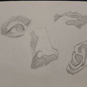 Mein Kursprojekt: Grundlagen des Porträtzeichnens mit Bleistift. Fine Arts, Pencil Drawing, Drawing, Realistic Drawing, and Artistic Drawing project by Sabine Wolf - 07.04.2022