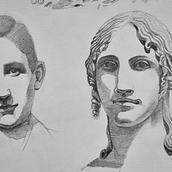 Mi proyecto del curso: Introducción al dibujo de retrato a lápiz. Artes plásticas, Desenho a lápis, Desenho, Desenho realista, e Desenho artístico projeto de maurodoporto - 03.07.2022
