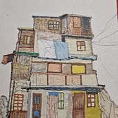 Nail house. Traditional illustration, and Sketching project by Jean Si - 07.05.2022