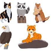 Animal illustration practice . Un progetto di Illustrazione tradizionale di Hallie S - 03.07.2022