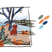 My project for course: Sketchbook Techniques for Children's Illustration. Character Design, Pencil Drawing, Children's Illustration, Sketchbook, Gouache Painting, and Picturebook project by Alanur Doğru - 07.05.2022