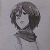 mikasa . Animație, Ilustrație tradițională, Direcția artistică, Arte și meșteșuguri, animație 2D, Desen în creion, Desen și Caiet de schițe de 0aizlama0 - 07.05.2022