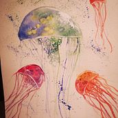 Mi proyecto del curso: Técnicas modernas de acuarela. Traditional illustration, Fine Arts, Painting, and Watercolor Painting project by Amparo Miralles Martinez - 07.06.2022