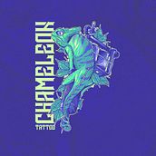 Chameleon Tattoo. Een project van Traditionele illustratie van Alex Almeida - 05.07.2022