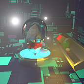 Mi proyecto del curso: Modelado de personajes low poly para videojuegos. Un proyecto de 3D, Modelado 3D, Videojuegos, Diseño de personajes 3D y Diseño de videojuegos de Diana Luna Gaínza - 06.07.2022