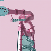Máquina de Globos. 3D, Animation, and Art Direction project by Raul Rodríguez - 04.01.2022