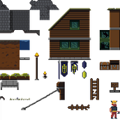 Mi proyecto del curso: Creación de escenarios pixel art para videojuegos. 2D Animation, 3D Animation, Video Games, Pixel Art, Game Design, and Game Development project by Eduardo Martinez - 07.03.1992