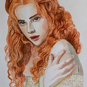 il mio progetto rossa. Traditional illustration project by memoriediadriano - 07.06.2022