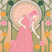 Mijn project van de cursus: idunn norse goddess. Un proyecto de Ilustración tradicional, Bellas Artes, Ilustración digital, Dibujo de Retrato, Dibujo artístico, Dibujo digital y Pintura digital de taranee1994 - 06.07.2022