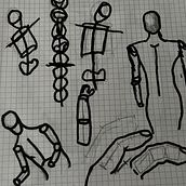 Mi proyecto del curso: Dibujo anatómico para principiantes. Un projet de Beaux Arts, Esquisse , Dessin au cra, on, Dessin, Dessin réaliste , et Dessin anatomique de lucianabarriosaguilera - 06.07.2022
