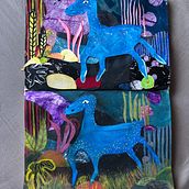 My project for course: Expressive Mixed-Media Illustration: Find Your Creative Flow. Un proyecto de Ilustración tradicional, Bocetado, Creatividad, Dibujo artístico y Pintura gouache de Essi - 05.07.2022