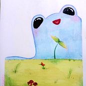 Mi proyecto del curso: Técnicas de acuarela para ilustraciones de ensueño Ein Projekt aus dem Bereich Traditionelle Illustration, Zeichnung, Aquarellmalerei und Editorial Illustration von Neru Sandía - 04.07.2022