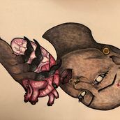 My project for course: Artistic Tattoos in Full Color. Traditional illustration, Drawing, Digital Illustration, Tattoo Design, and Digital Drawing project by Breanna Street - 07.06.2022