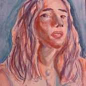 Mi proyecto del curso: Retrato artístico en acuarela. Fine Arts, Painting, Watercolor Painting, and Portrait Drawing project by Juan Manuel Valencia Córdoba - 07.06.2022