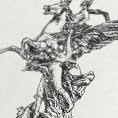 Pegaso. Un proyecto de Ilustración tradicional, Diseño, Dirección de arte, Bellas Artes, Diseño gráfico, Pintura, Creatividad, Dibujo a lápiz, Dibujo, Fotografía de retrato, Concept Art, Dibujo de Retrato, Dibujo realista, Dibujo artístico, Sketchbook e Ilustración con tinta de Adan Gómez - 08.07.2022