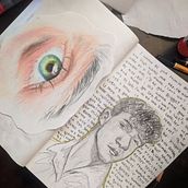 Meu projeto do curso: Caderno de retratos: explore o rosto humano. Sketching, Drawing, Portrait Drawing, Artistic Drawing, and Sketchbook project by robertnicolasdb - 07.08.2022