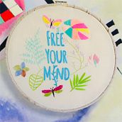 Il mio progetto del corso: Tecniche fondamentali per ricamare lettere. Embroider, and Textile Design project by Katia Santodonato - 07.08.2022