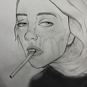 Mein Kursprojekt: Skizzenbuch für Porträts: Erkunde das menschliche Gesicht. Sketching, Drawing, Portrait Drawing, Artistic Drawing, and Sketchbook project by Daniela Stephania Guerrero Ariza - 07.08.2022
