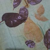 My project for course: Botanical Printing on Fabric and Paper. Arts, Crafts, Fashion Design, DIY, Textile D, eing, Textile Printing, and Textile Design project by mmhlaing73 - 07.08.2022