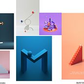 Mi proyecto del curso: Creación de composiciones 3D en Cinema 4D. 3D, Digital Illustration, 3D Modeling, and 3D Design project by José Eduardo Iñigo Tapia - 07.08.2022