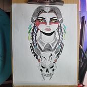 Mi proyecto del curso: Técnicas de tatuaje blackwork con línea fina. Tattoo Design project by Ariel Diaz Morales - 07.04.2022