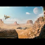 Mi proyecto del curso: Matte painting cinematográfico. Art Direction, Photograph, Post-production, Film, Photo Retouching, Photographic Composition, Photomontage, and Matte Painting project by Oscar Garibello - 07.05.2022