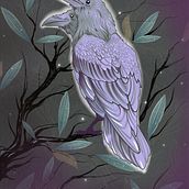 Cuervo . Traditional illustration project by Vanessa Rosas - 07.09.2022