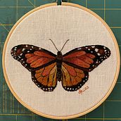 My project for course: Realistic Embroidery Techniques. Traditional illustration, Embroider, and Textile Design project by Donna Koepp - 07.09.2022