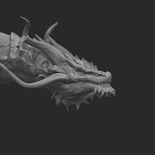 FIRST 3D 3ìDRAGON CONCEPT. 3D Modeling project by Oscar Aleksi Singarella - 07.07.2021