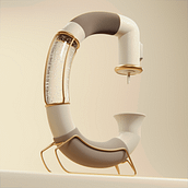 C offe machine. Un proyecto de 3D, Modelado 3D, Diseño 3D, Lettering digital y Lettering 3D de Jordi Gonzalez - 09.07.2022