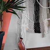 Mój projekt z kursu: Makrama dla początkujących: poznaj sztukę wiązania sznurków. Accessor, Design, Arts, Crafts, Interior Design, Decoration, Fiber Arts, and Macramé project by Monika Siedlecka - 07.09.2022