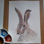 Mi proyecto del curso: Técnicas experimentales de acuarela para principiantes. Traditional illustration, Fine Arts, Watercolor Painting, and Naturalistic Illustration project by mipropianube - 07.09.2022