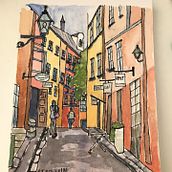 Sketches . Un progetto di Sketchbook, Illustrazione tradizionale, Pittura ad acquerello e Disegno a matita di Verónica Nass - 09.07.2022