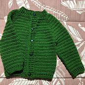 Chalequito para Nahuel en Top Down. Fashion Design, Fiber Arts, DIY, Crochet, and Textile Design project by xifoidea - 07.09.2022