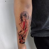 Mi proyecto del curso: Técnicas de color para tatuajes. Un progetto di Illustrazione tradizionale, Disegno, Illustrazione digitale, Design di tatuaggi e Disegno digitale di Carlos Francisco Otero Feregrino - 09.07.2022