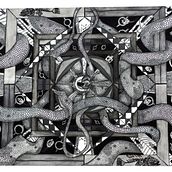 The Deep-Sea. Un progetto di Illustrazione tradizionale, Belle arti, Stor e telling di Melissa Allegories - 10.07.2022