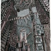 Caged-City. Un progetto di Illustrazione tradizionale, Belle arti, Stor e telling di Melissa Allegories - 10.07.2022