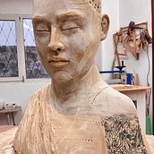Mi proyecto del curso: Introducción a la escultura figurativa con arcilla. Un proyecto de Bellas Artes y Escultura de Maite Rodríguez Villagarcía - 09.07.2022