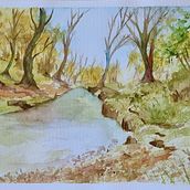 Il mio progetto del corso: Paesaggi naturali ad acquerello. Fine Arts, Painting, and Watercolor Painting project by Davide - 07.10.2022